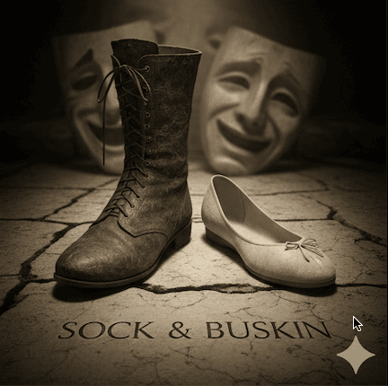 Sock & Buskin: the footwear of comedy and tragedy